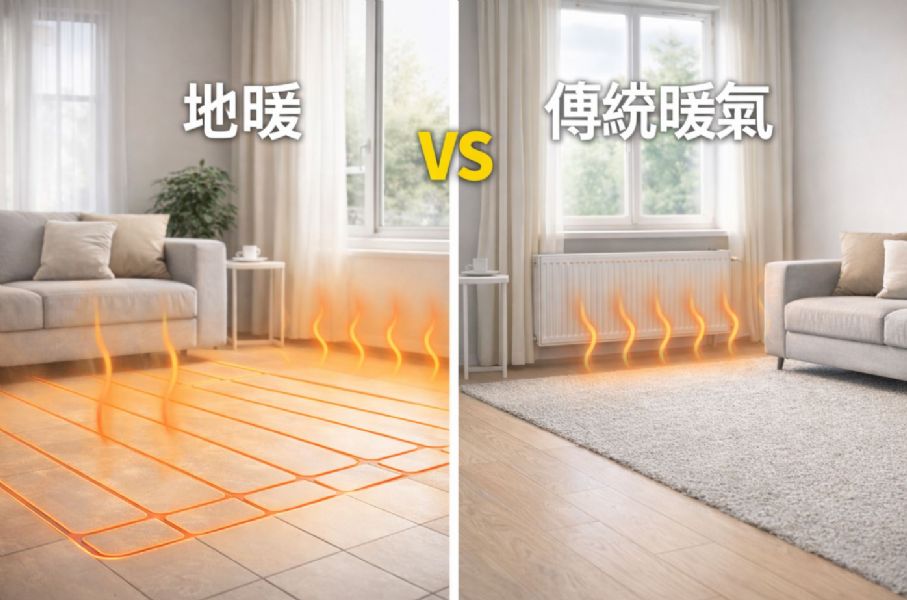 地暖與傳統暖氣差在哪？優缺點完整比較解析